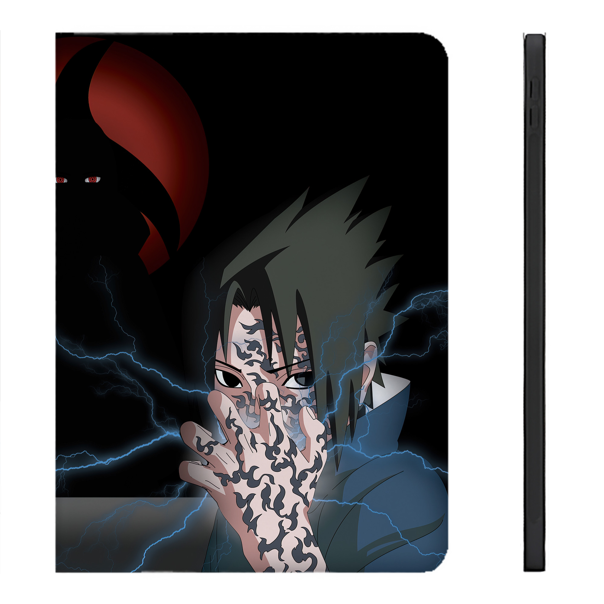 （画像用） NARUTO -ナルト- NARUTO -ナルト- 疾風伝 IPadケース ペンホルダー付き ブックスタイルデザイン